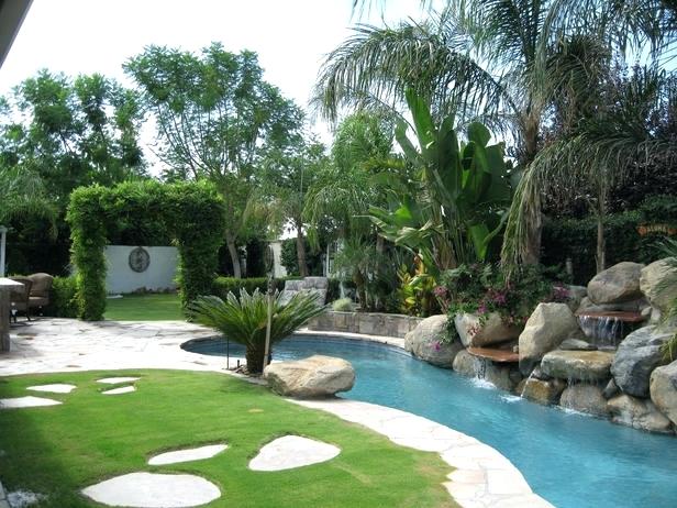 pool landscaping ideas arizona tropical garden ideas